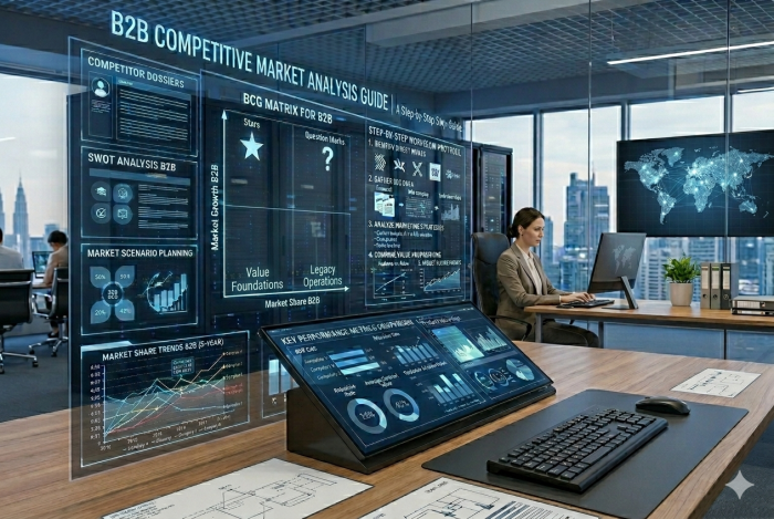 Как провести конкурентный анализ B2B-рынка: пошаговый гайд